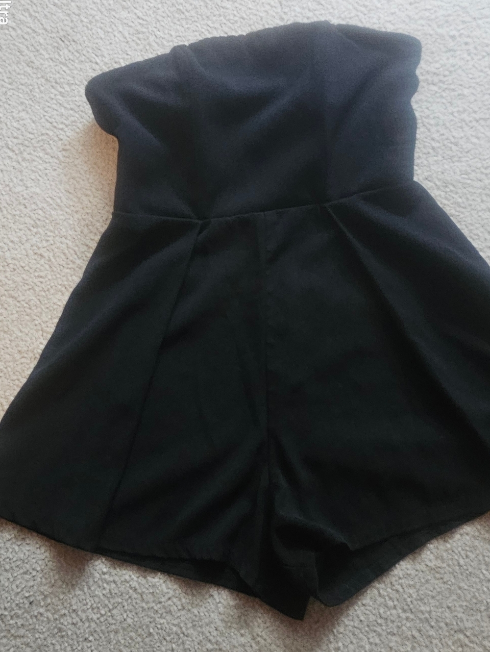 Vestique Strapless Black Smocked Romper Size Small - Picture 6 of 10